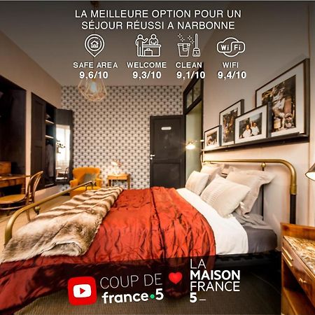 Retromirabeau - Chambre Suite & Appartements De Charme - Localisation Premium Narbonne Bagian luar foto