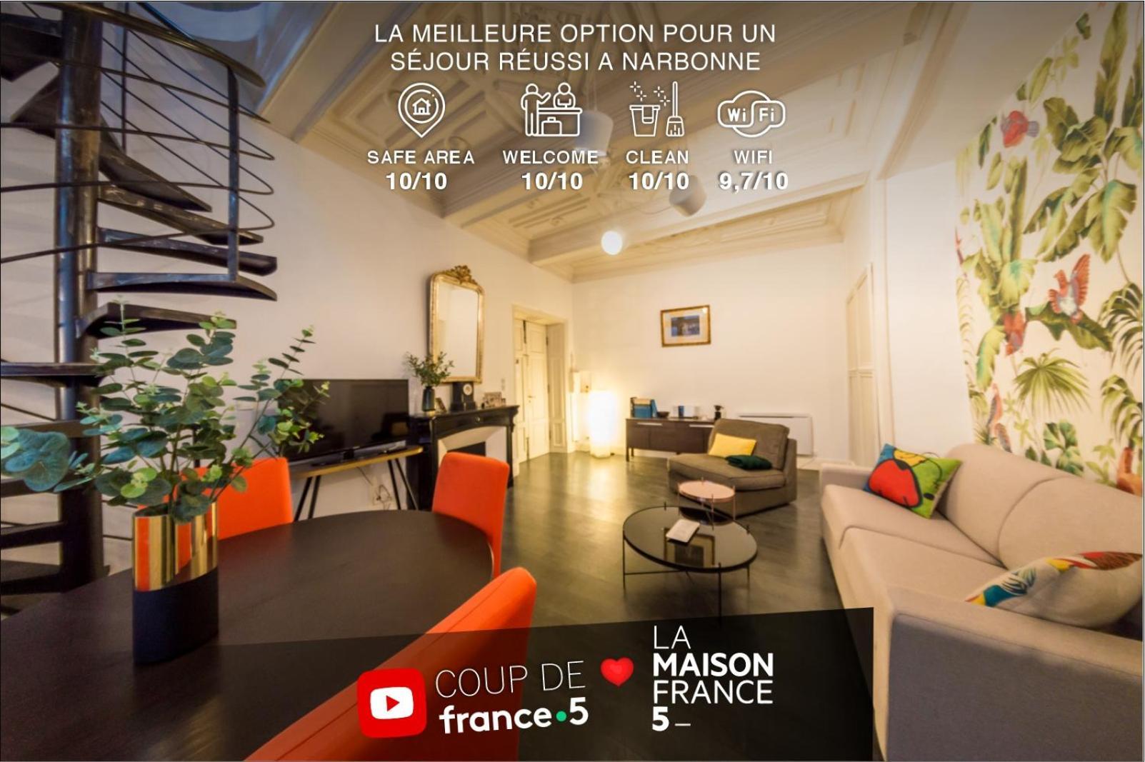 Retromirabeau - Chambre Suite & Appartements De Charme - Localisation Premium Narbonne Bagian luar foto