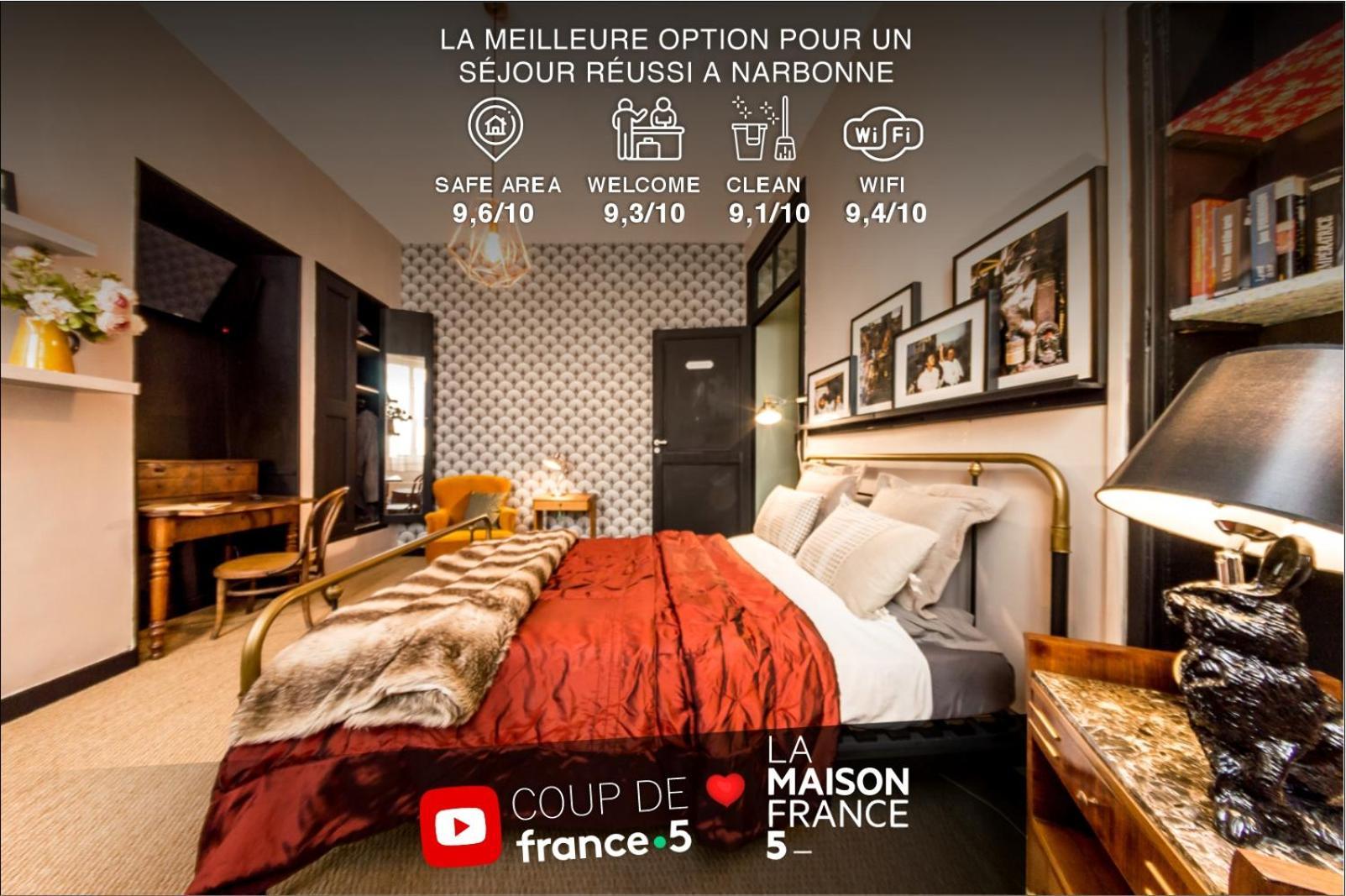 Retromirabeau - Chambre Suite & Appartements De Charme - Localisation Premium Narbonne Bagian luar foto